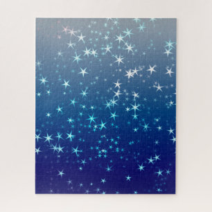 Weihnachtsglanz Sterne Blauer Himmel