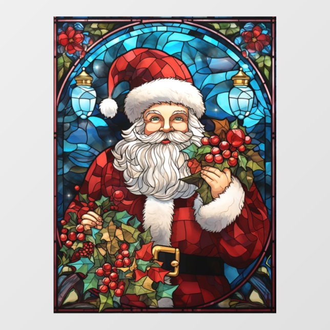 Weihnachtsglas-Fensterverkleidung Fensteraufkleber (Blatt)