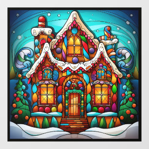 Weihnachtsglas-Fensterverkleidung Fensteraufkleber