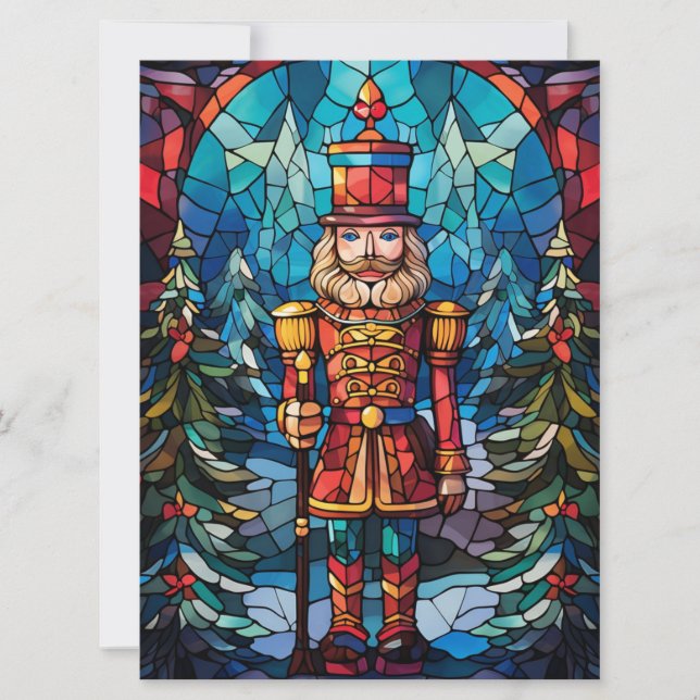 Weihnachtsglas-Karte Feiertagskarte (Vorderseite)
