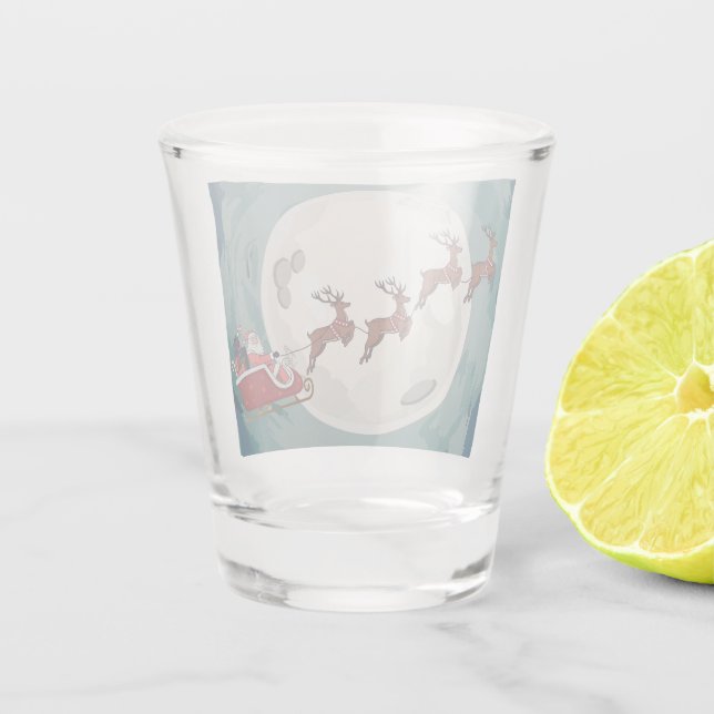 Weihnachtsglas Schnapsglas (Rückseite)