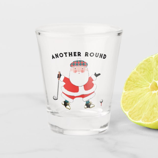 Weihnachtsglas Schnapsglas (Vorderseite)