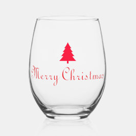 Weihnachtsglas Weinglas Ohne Stiel