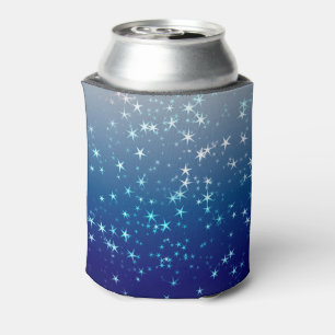 Weihnachtsglitzer Sterne Blauer Himmel Dosenkühler