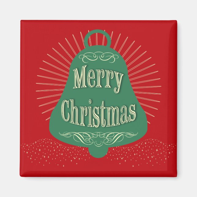Weihnachtsglocke Magnet (Vorne)