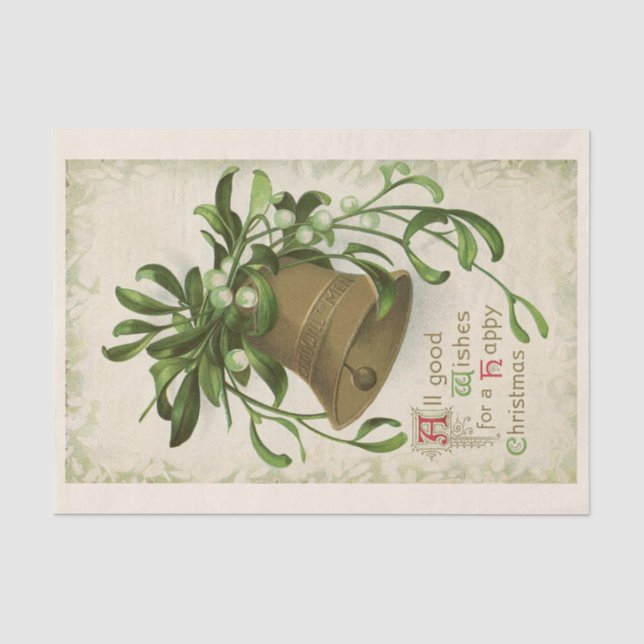Weihnachtsglocke (Mistletoe) Tissue Paper Seidenpapier (Vorderseite)