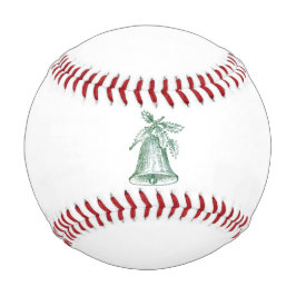 Weihnachtsglocke mit Holly Baseball