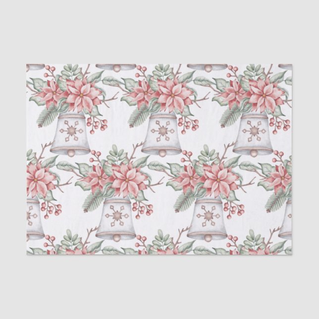 Weihnachtsglocke Seidenpapier (Vorderseite)