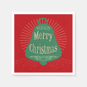 Weihnachtsglocke Serviette