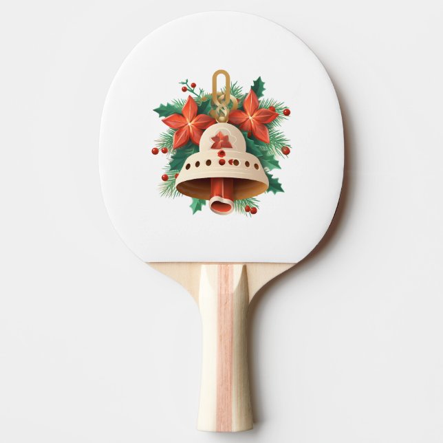 Weihnachtsglocke Tischtennis Schläger (Vorderseite)