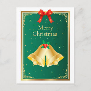 Weihnachtsglocken Feiertagspostkarte