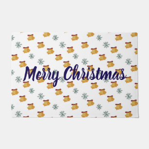 Weihnachtsglocken Fußmatte