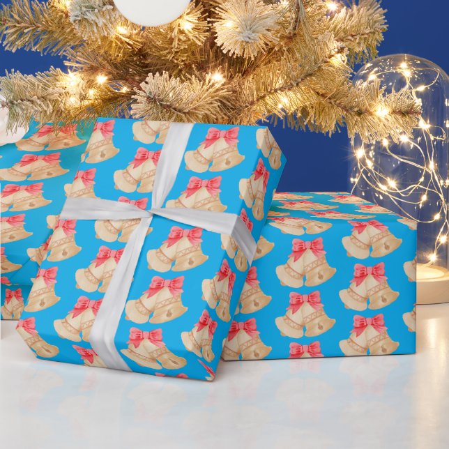 Weihnachtsglocken Geschenkpapier (Feiertage)