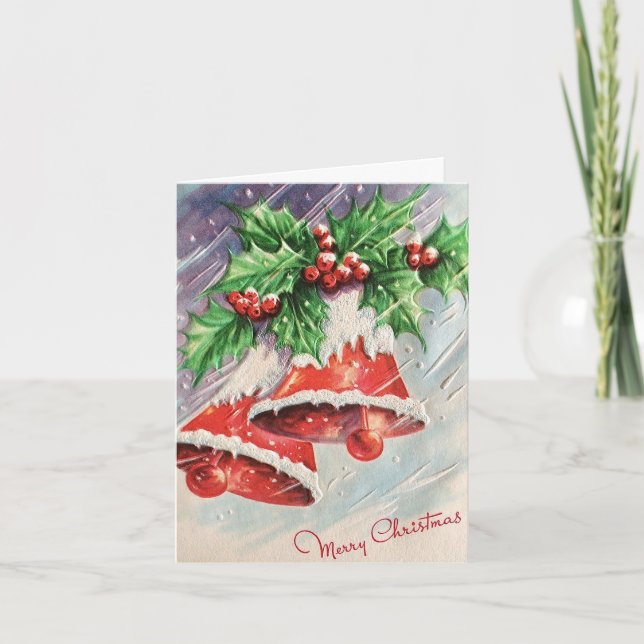 Weihnachtsglocken Karte (Vorderseite)