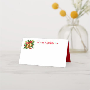 Weihnachtsglocken Platzkarte
