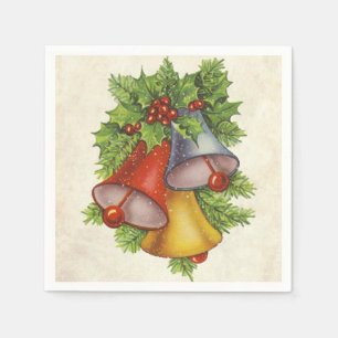 Weihnachtsglocken Serviette