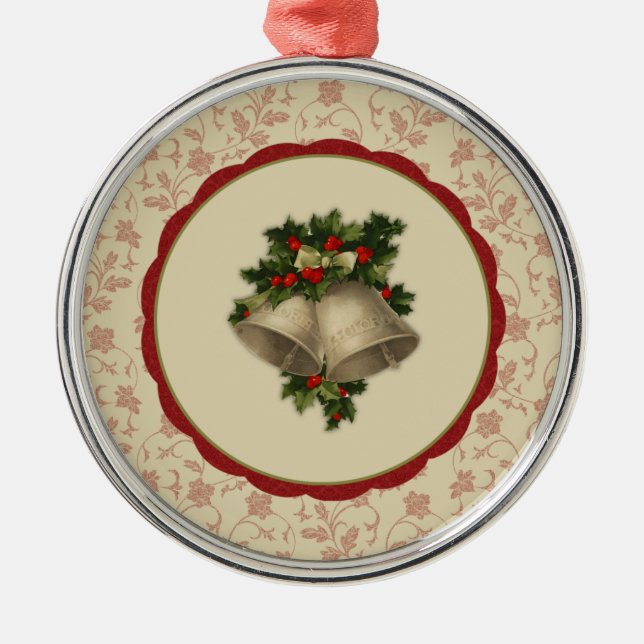 Weihnachtsglocken und Holly Ornament (Vorne)