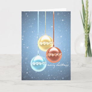 Weihnachtsglühen Feiertagskarte