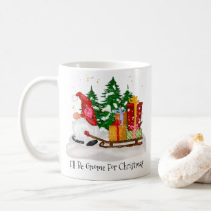 Weihnachtsgnom Schneemann Kaffeetasse