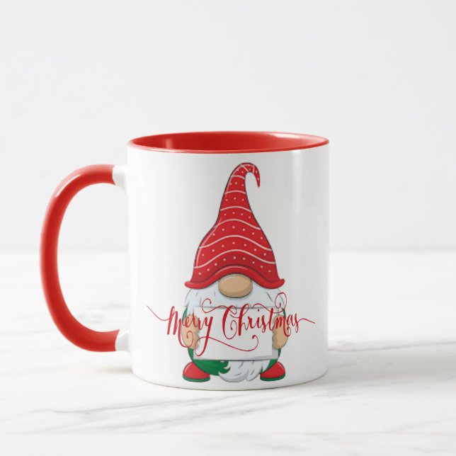 Weihnachtsgnom Tasse (Links)