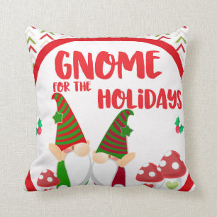 WeihnachtsGnome für den Feiertags-Skandinavier Kissen