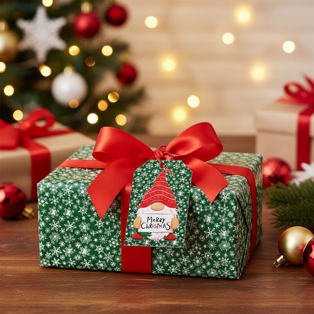 Weihnachtsgnome Geschenkanhänger (Von Creator hochgeladen)