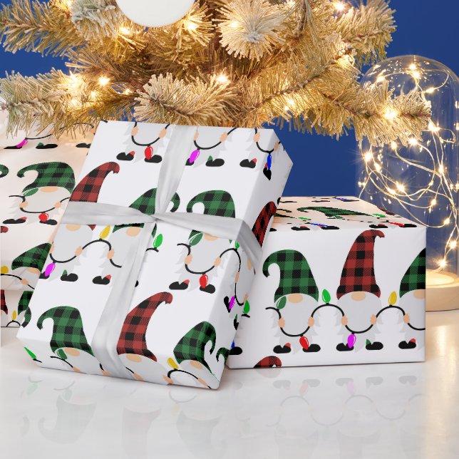 Weihnachtsgnome Geschenkpapier (Feiertage)