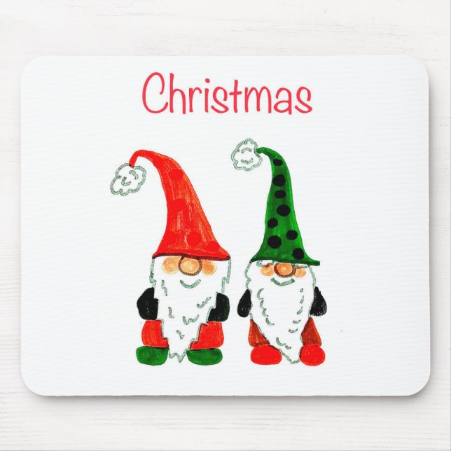 Weihnachtsgnome Mousepad (Vorne)