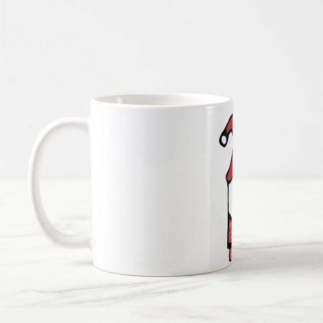 Weihnachtsgnome-Tasse Kaffeetasse (Links)
