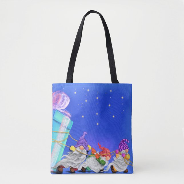Weihnachtsgnome-Tote-Tasche Tasche (Vorderseite)
