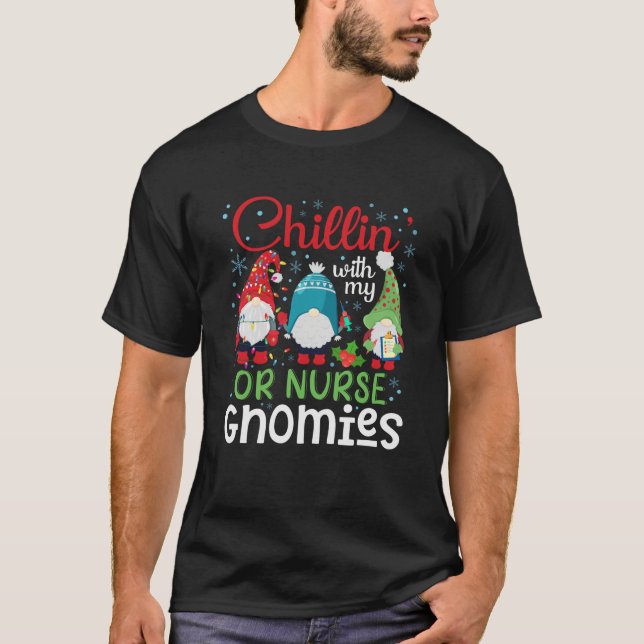 Weihnachtsgnomen für Kinder mit meinen oder Gnomen T-Shirt (Vorderseite)