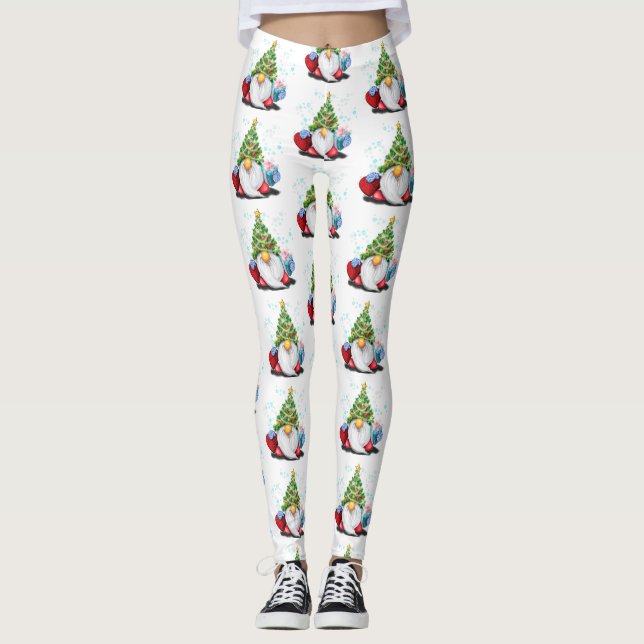 Weihnachtsgnomen mit Leggings (Vorderseite)