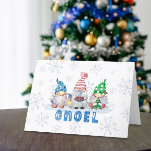 Weihnachtsgnomes GNOEL Gruß Feiertagskarte