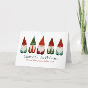 Weihnachtsgnomes Holiday Gruß Karte