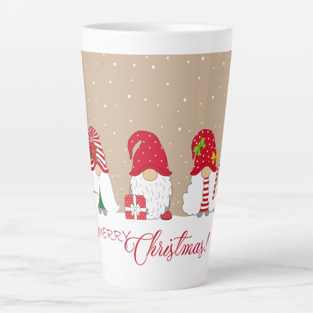 Weihnachtsgnomes Milchtasse (Vorderseite)