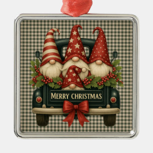 Weihnachtsgnomes Ornament Aus Metall
