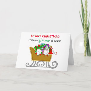 Weihnachtsgnomes Von unserem Genom bis zu Ihrem Karte