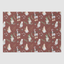 Weihnachtsgnomes Woodland Tissue Paper Seidenpapier