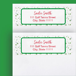 Weihnachtsgolfklubs und Tennisplätze