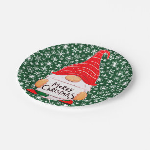 Weihnachtsgondel Pappteller