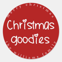 Weihnachtsgoodies - Personalisiert Red
