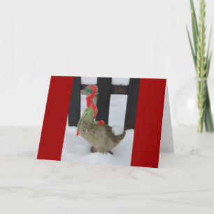 Weihnachtsgoose Feiertagskarte