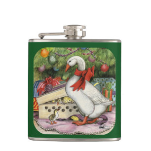 Weihnachtsgoose Flachmann