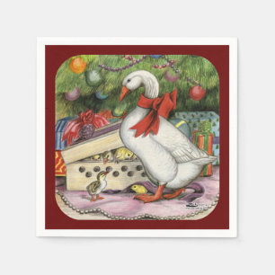 Weihnachtsgoose Serviette