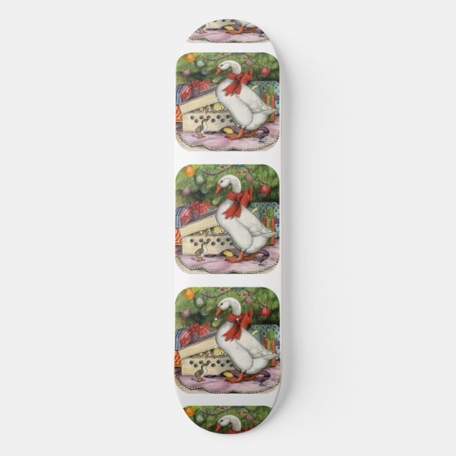 Weihnachtsgoose Skateboard (Vorderseite)