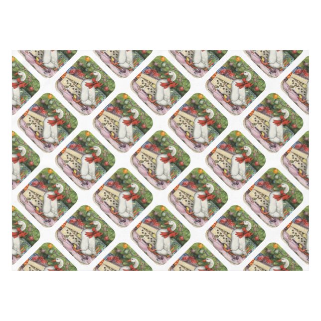 Weihnachtsgoose Tischdecke (Vorderseite (Horizontal))