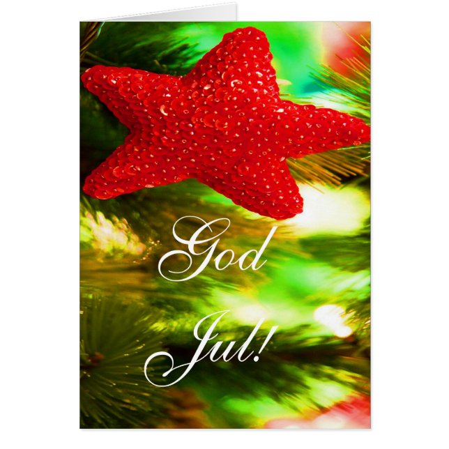 Weihnachtsgott Jul Red Star III (Vorne)