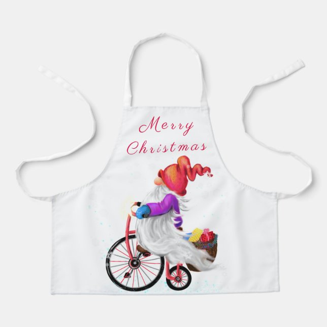 Weihnachtsgottesdienst mit Bike und Geschenkidee S Schürze (Vorderseite)