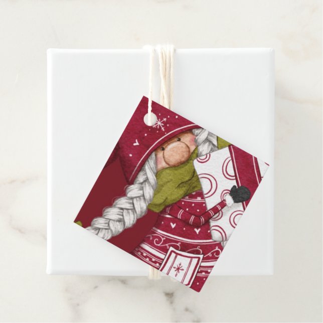 Weihnachtsgottesdienst mit Geschenken Liebesmarken Geschenkanhänger (Beispiel)