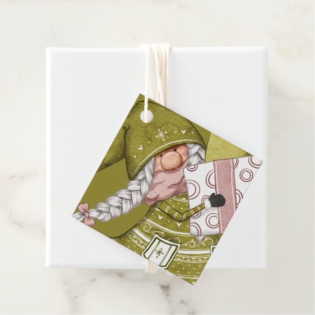 Weihnachtsgottesdienst mit Geschenken Liebesmarken Geschenkanhänger (Beispiel)